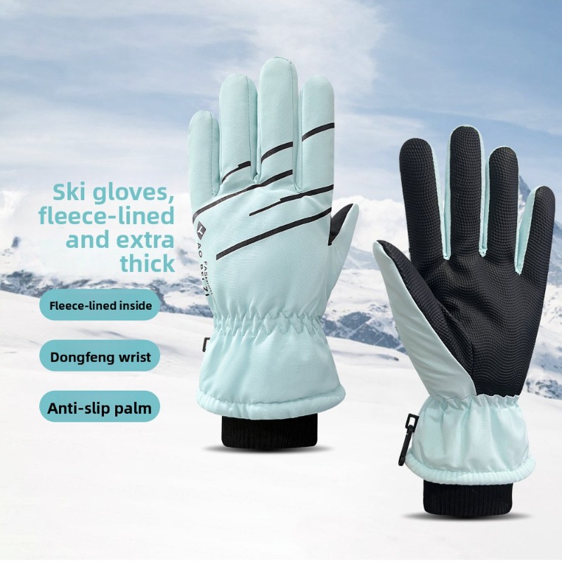 Snow Glove Insulated - Womens Winter Ski Gloves Touch Screen