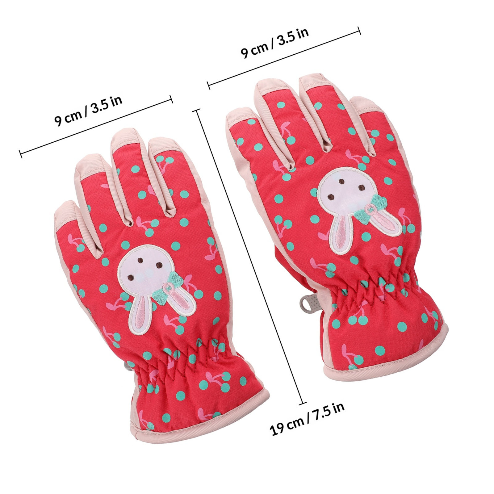 1Pair Children Ski Gloves Wate - Snow Glove Insulated ulasan dan harga