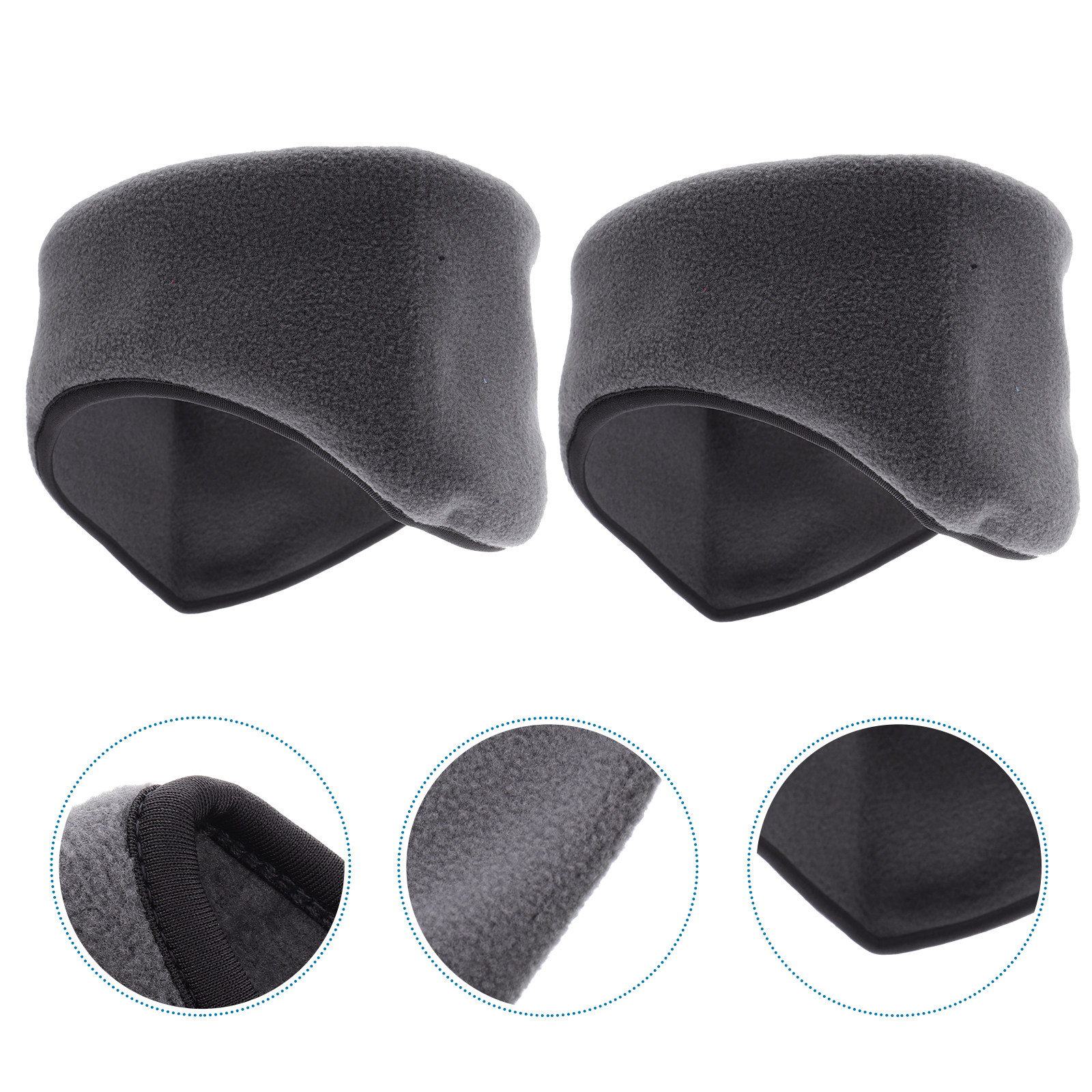 2Pcs Warm Windproof Ear Warmer - Fleece Ear Warmer Band ulasan dan harga
