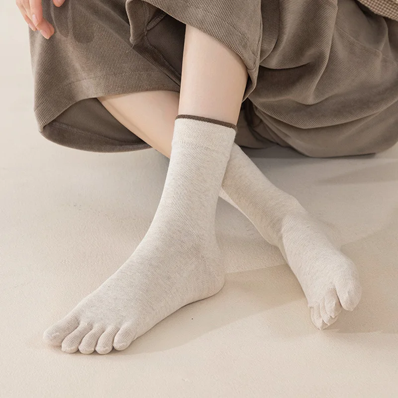 5/10 Pairs Men's Wool Toe Sock - Thermal Sock Wool ulasan dan harga