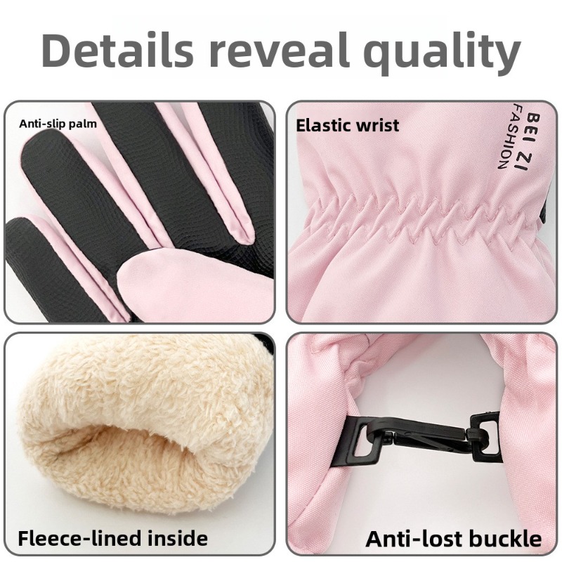 Womens Winter Ski Gloves Touch - Snow Glove Insulated ulasan dan harga